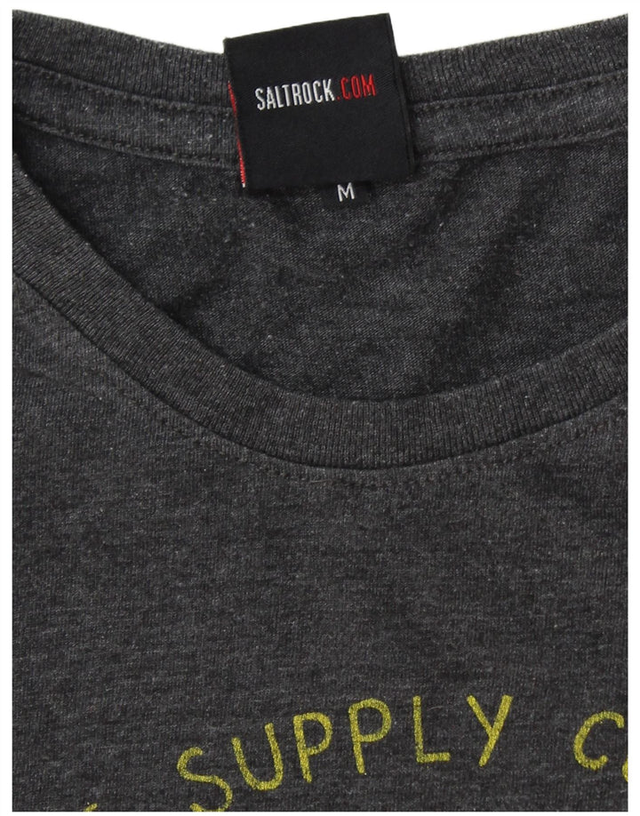 SALTROCK T-Shirt Graphique Homme Gris Moyen Coton