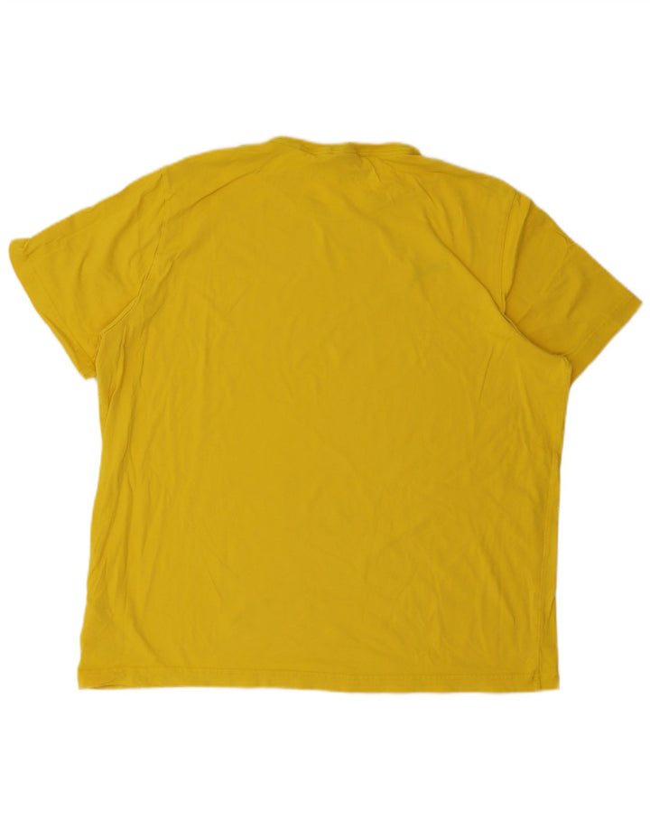 Puma T-Shirt Homme Top 2XL Jaune Coton