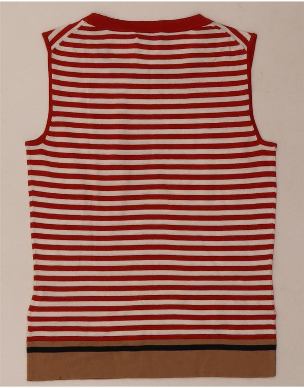 Hobbs Débardeur Femme UK 6 XS Coton Rayé Rouge