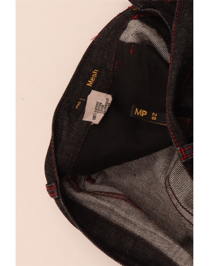 Meltin' Pot Jean Slim Mesh Femme W33 L33 Coton Noir