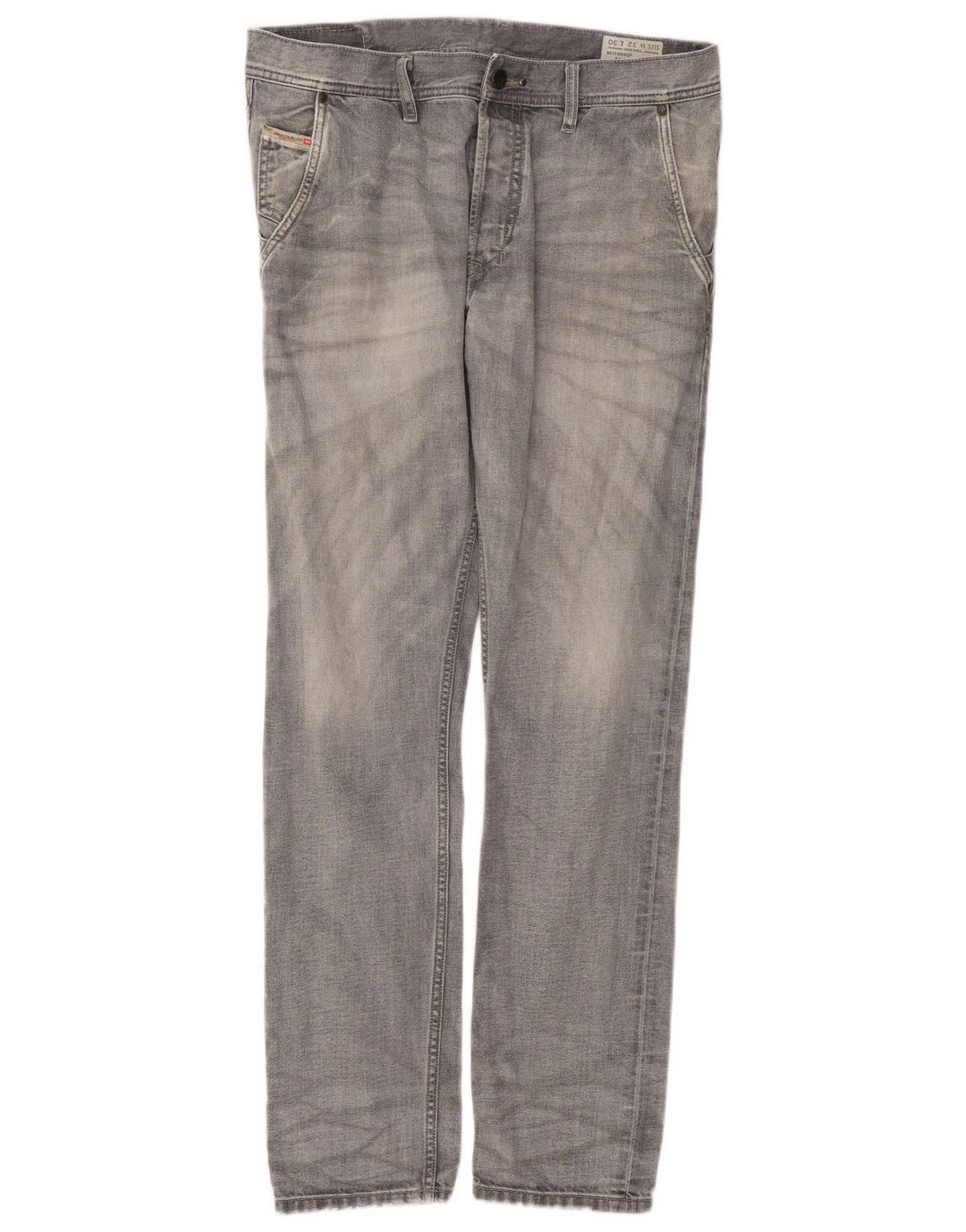 Diesel Jean Slim Kakee Carrot Homme W32 L30 Gris Coton