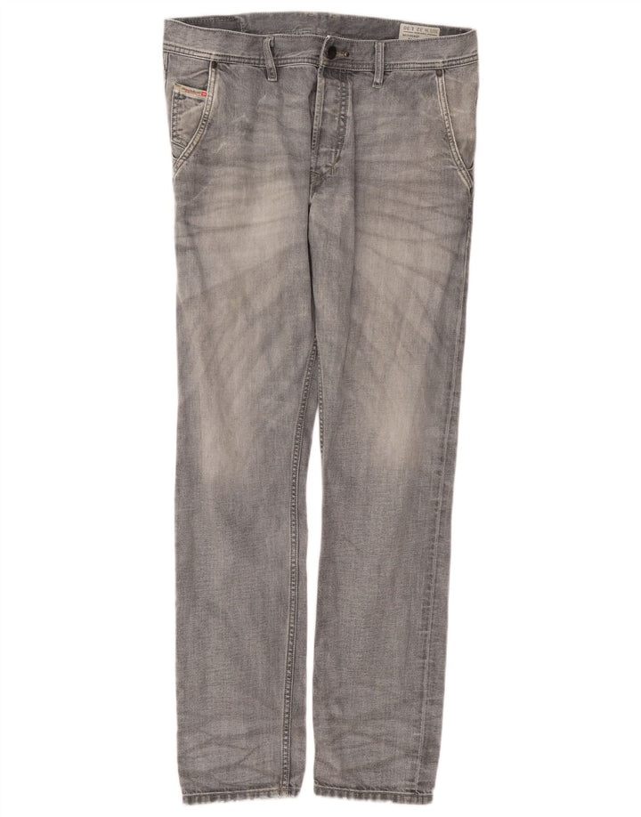 Diesel Jean Slim Kakee Carrot Homme W32 L30 Gris Coton