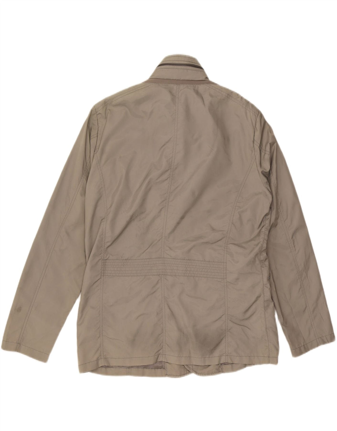 Geox Veste utilitaire à capuche pour homme UK 42 XL Gris Polyamide