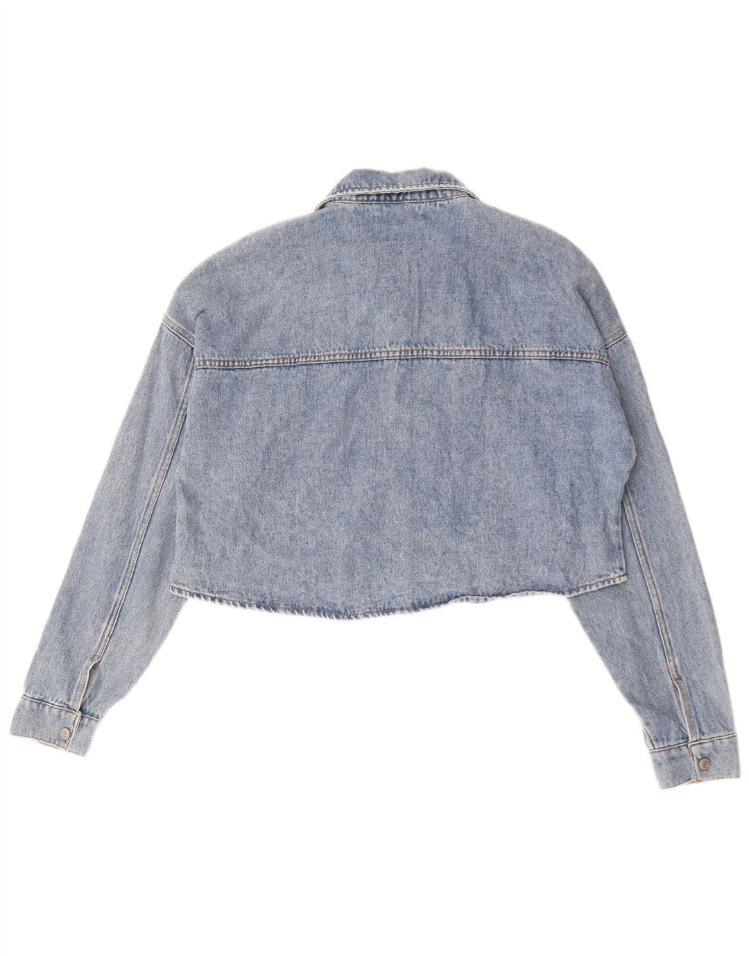 Esprit Veste en jean surdimensionnée pour femme UK 10 Petit coton bleu