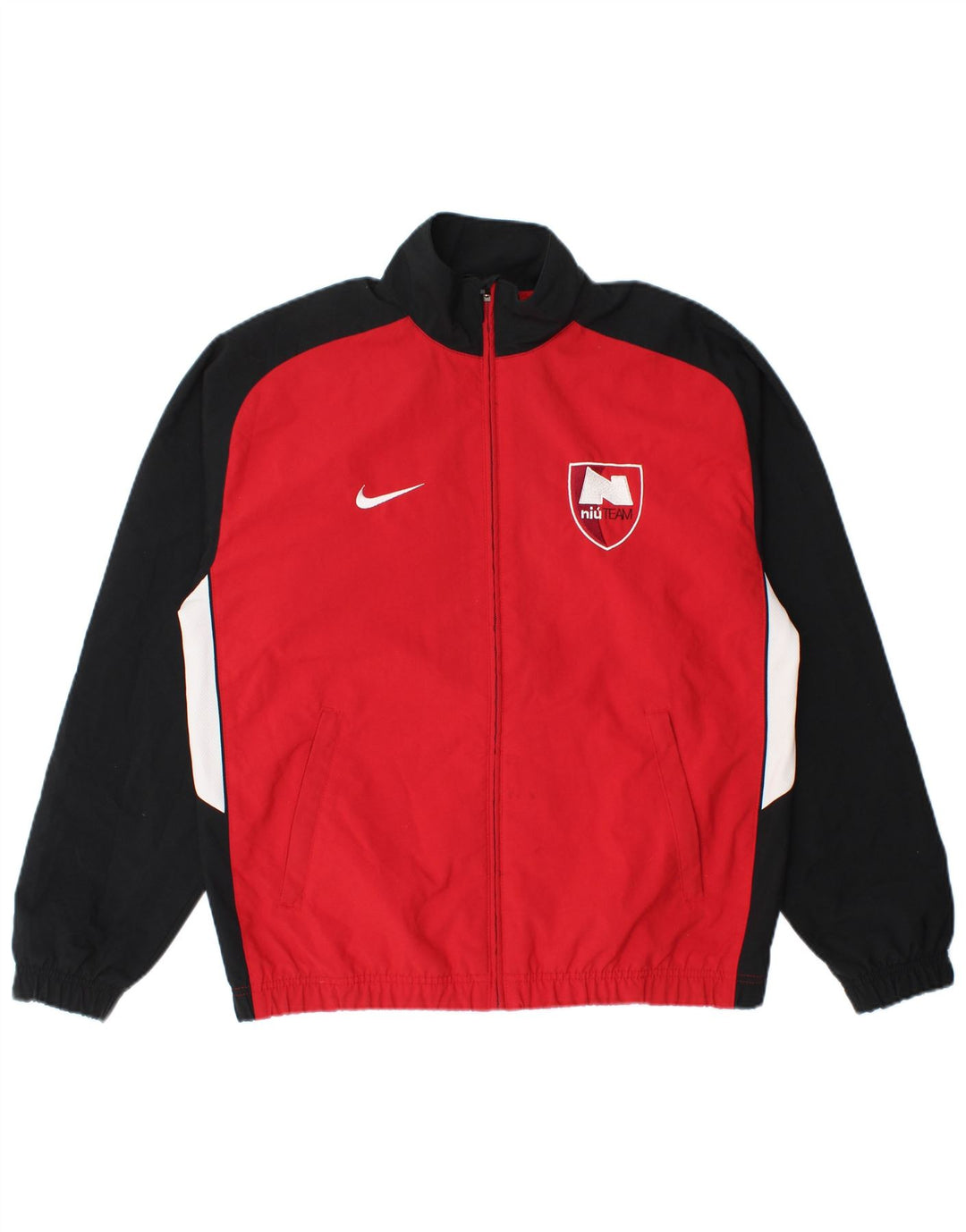 Nike Hommes Graphique Survêtement Top Veste Petit Rouge Colorblock Polyester