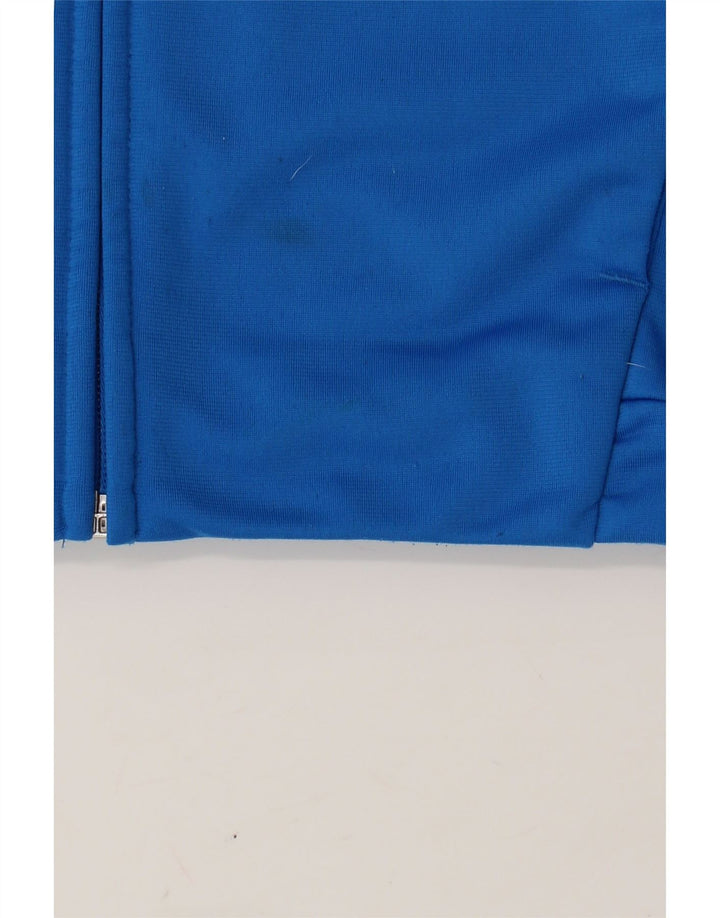 PUMA Boys Graphic Tracksuit Top Jacket 7-8 Years  Blue Colourblock Vintage Puma and Second-Hand Puma from Messina Hembry 