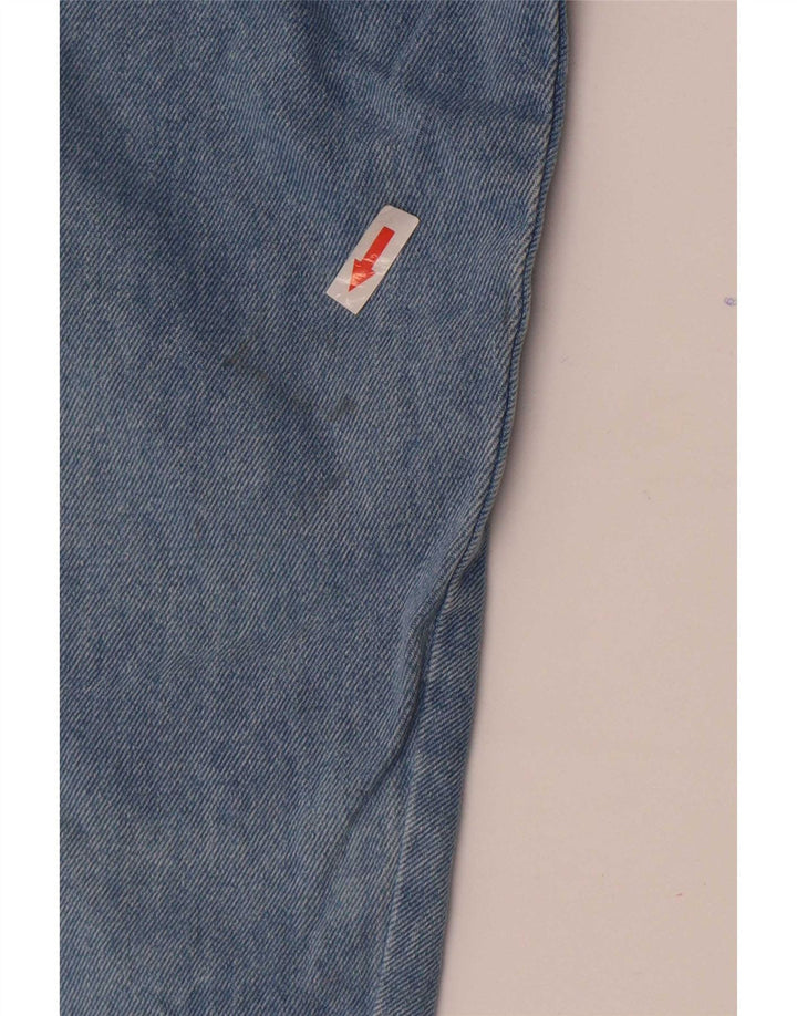 POP 84 Veste blazer en jean à 2 boutons pour femme UK 10 Petit Bleu
