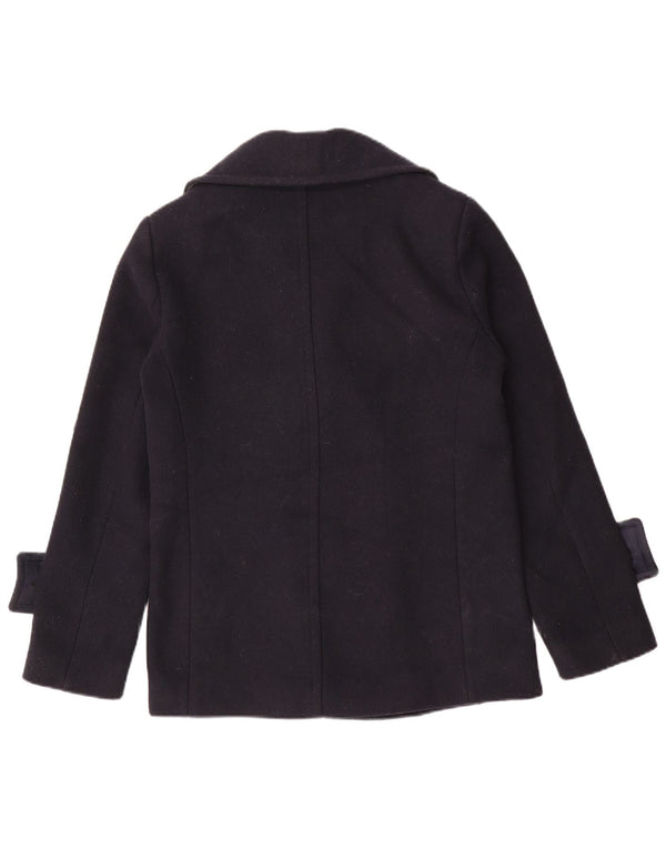 Marks & Spencer Caban surdimensionné pour femme UK 8 Small Bleu marine Polyester