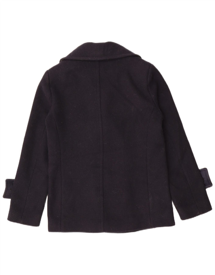 Marks & Spencer Caban surdimensionné pour femme UK 8 Small Bleu marine Polyester