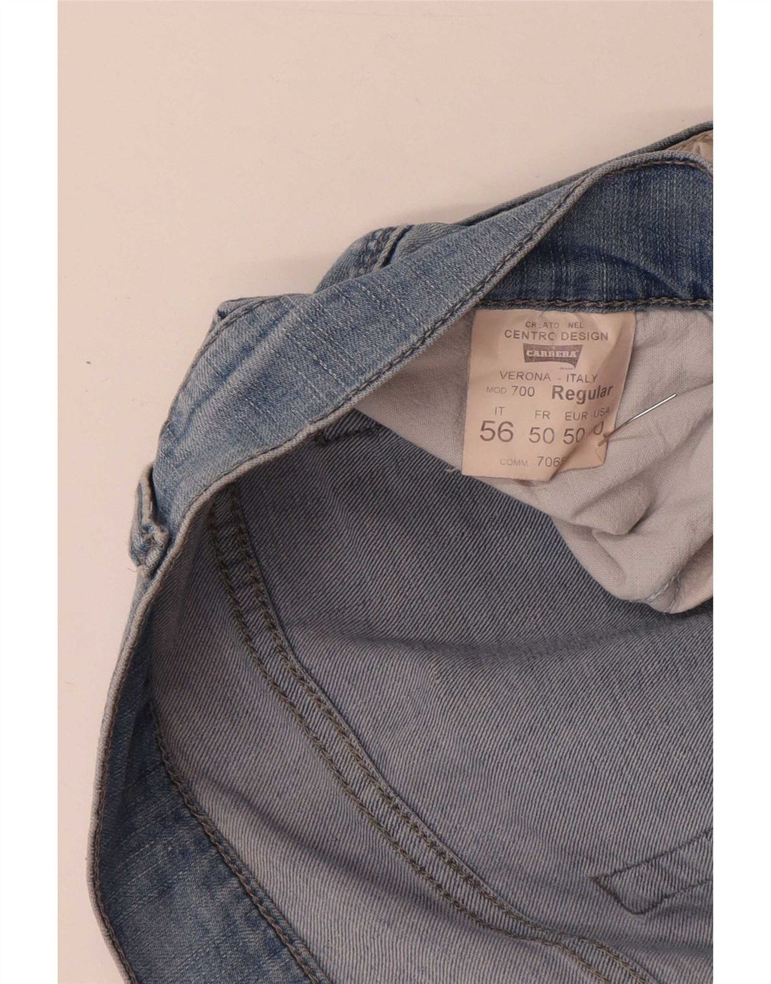 Carrera Jean Droit W40 L34 Homme Bleu Coton
