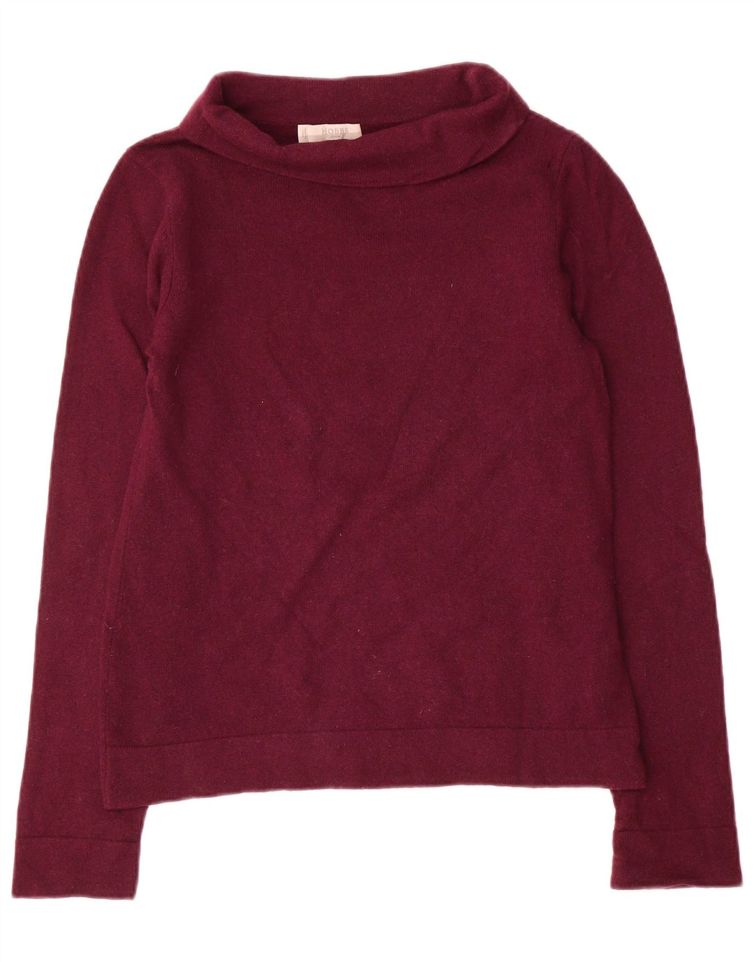 Hobbs Pull col roulé pour femme UK 10 Petite laine violette