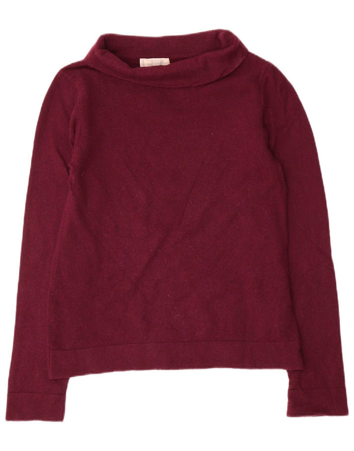 Hobbs Pull col roulé pour femme UK 10 Petite laine violette