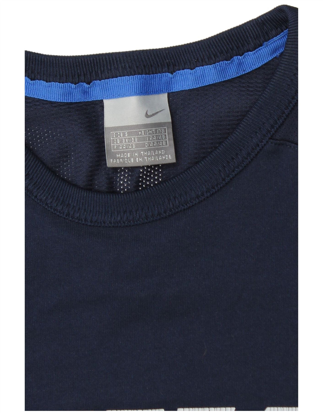 Nike Haut graphique à manches longues pour homme UK 36/38 Petit Bleu marine