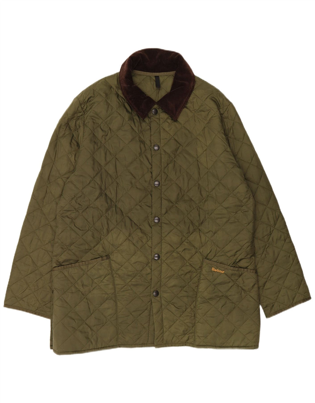 Barbour Veste matelassée pour homme UK 42 XL Vert Polyester