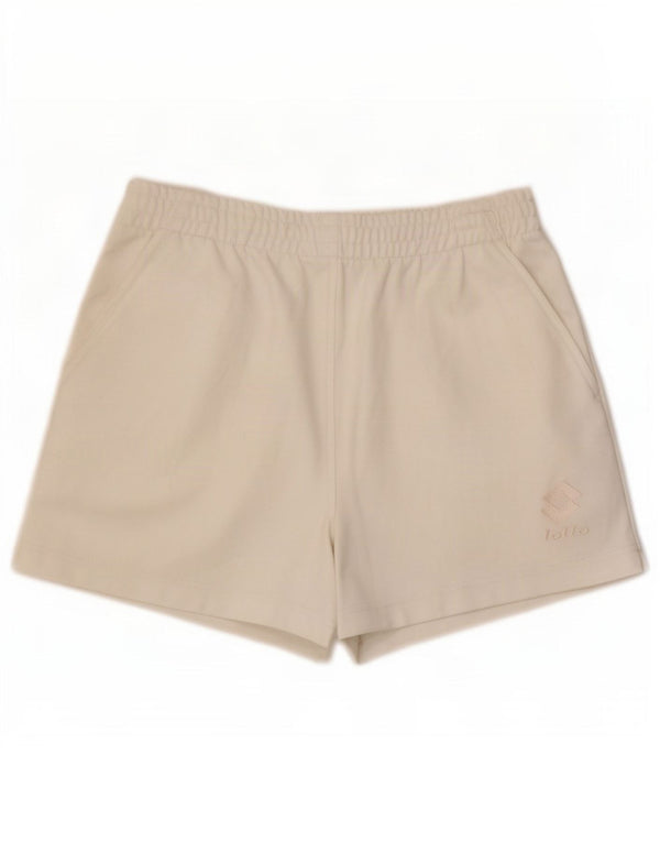 Lotto Short de sport pour femme UK 8 Small Blanc