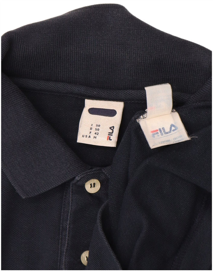 Fila Polo Homme Bleu Marine Moyen Coton
