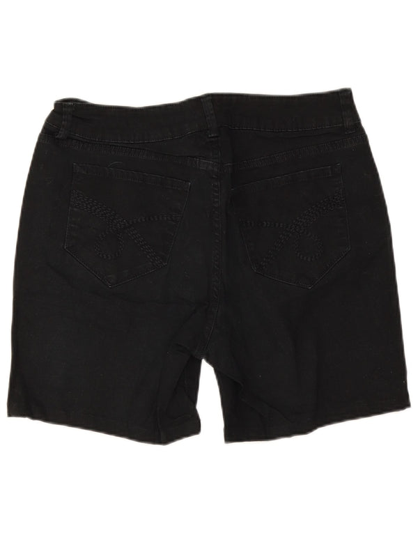 Lee Short en jean Riders pour femme US 12 Large W30 Noir Coton