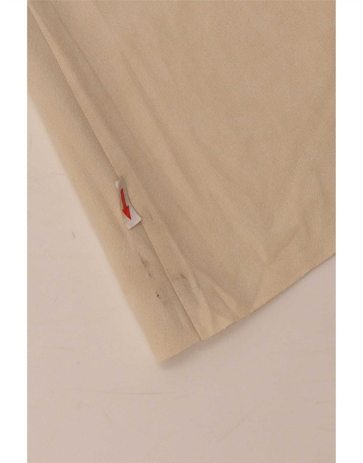 Zara Femme Mini Jupe En Daim XS W24 Beige
