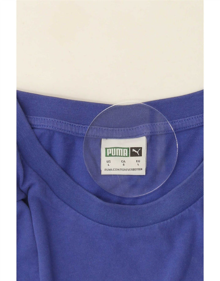 Puma T-Shirt Homme Grand Bleu