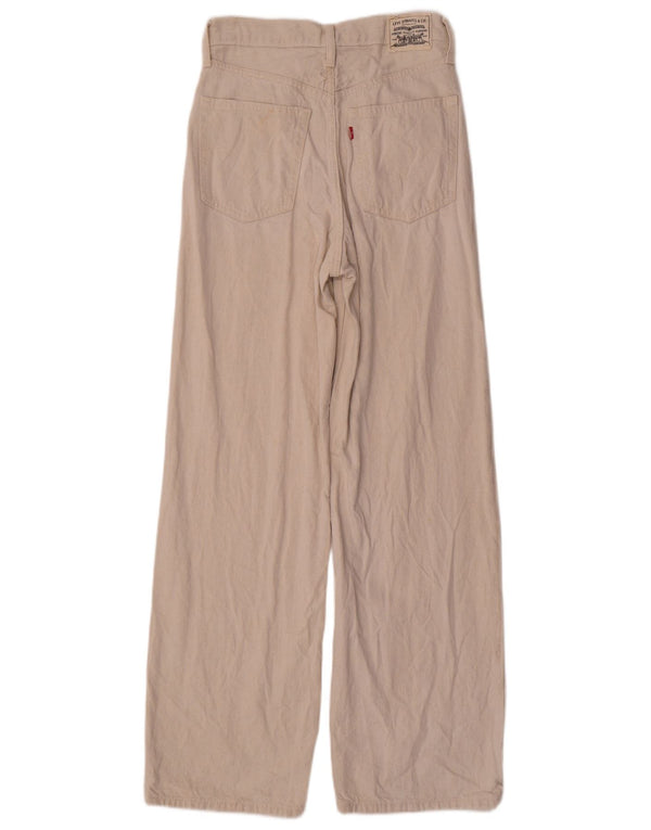 Levi's Jean Ample Taille Haute Homme W27 L32 Beige Coton