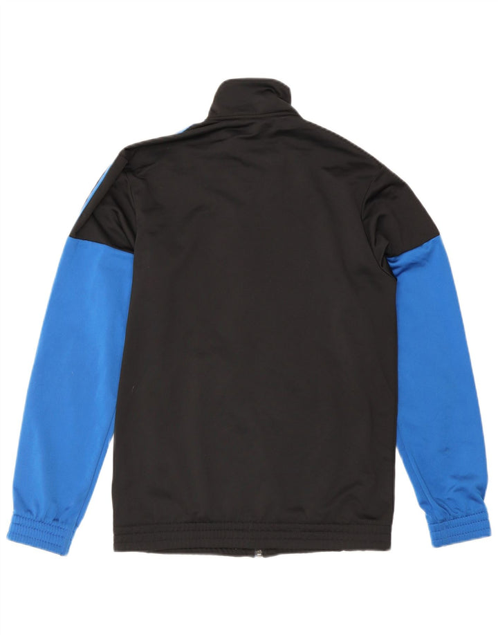 Adidas Veste de survêtement pour homme UK 36/38 Petit Noir Colorblock Polyester