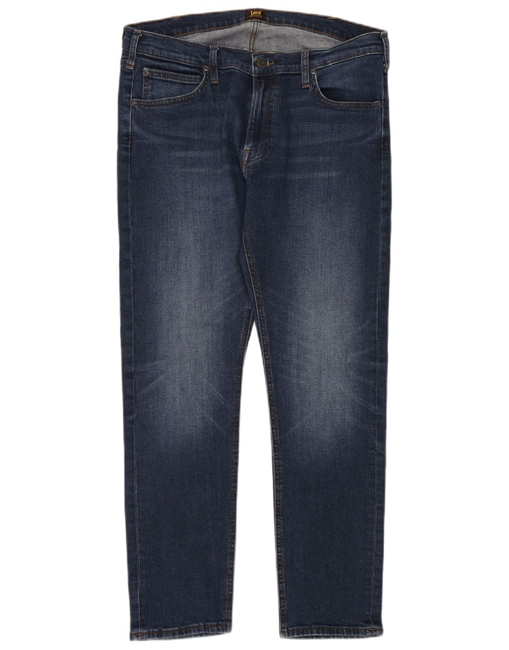 LEE Jean Slim Homme W36 L32 Bleu Marine Coton