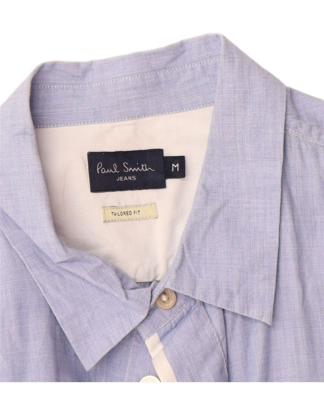 Paul Smith Chemise Coupe Ajustée Homme Bleu Moyen Coton