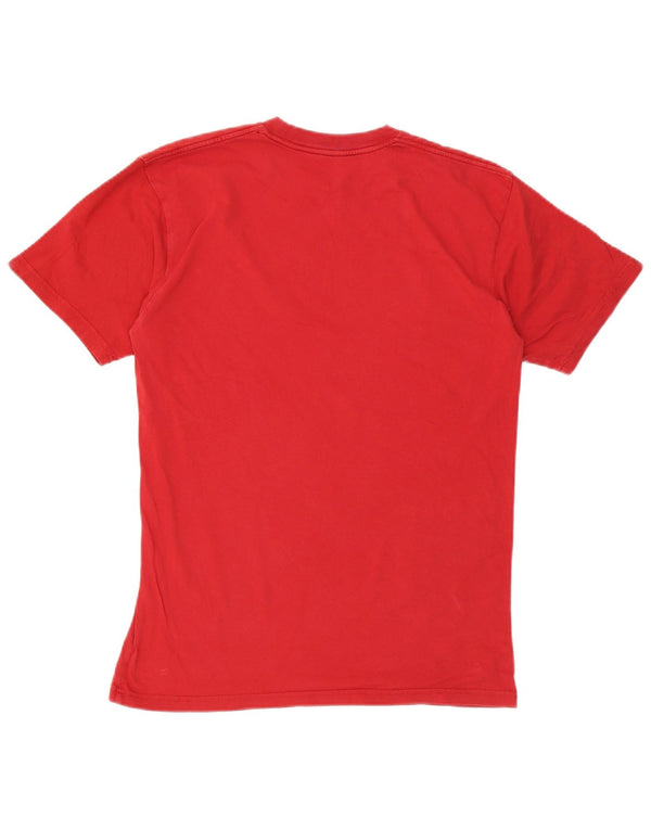 Vans Homme Coupe Classique T-Shirt Graphique Haut Rouge Moyen Coton