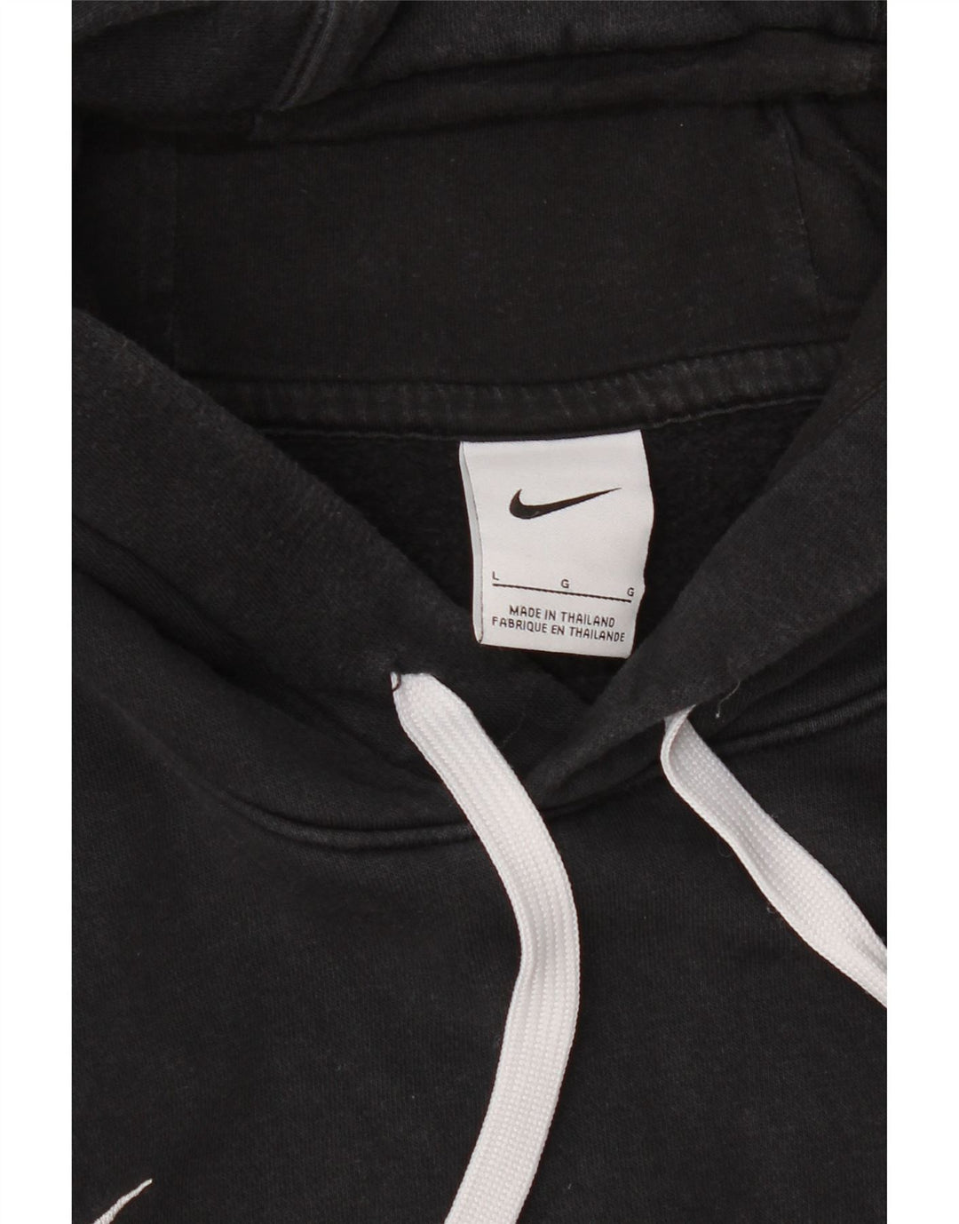 Nike Pull à capuche coupe ample pour homme Noir Taille L