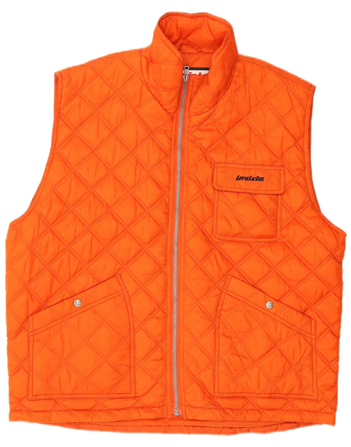 INVICTA Gilet matelassé homme UK 42 XL Orange Polyamide