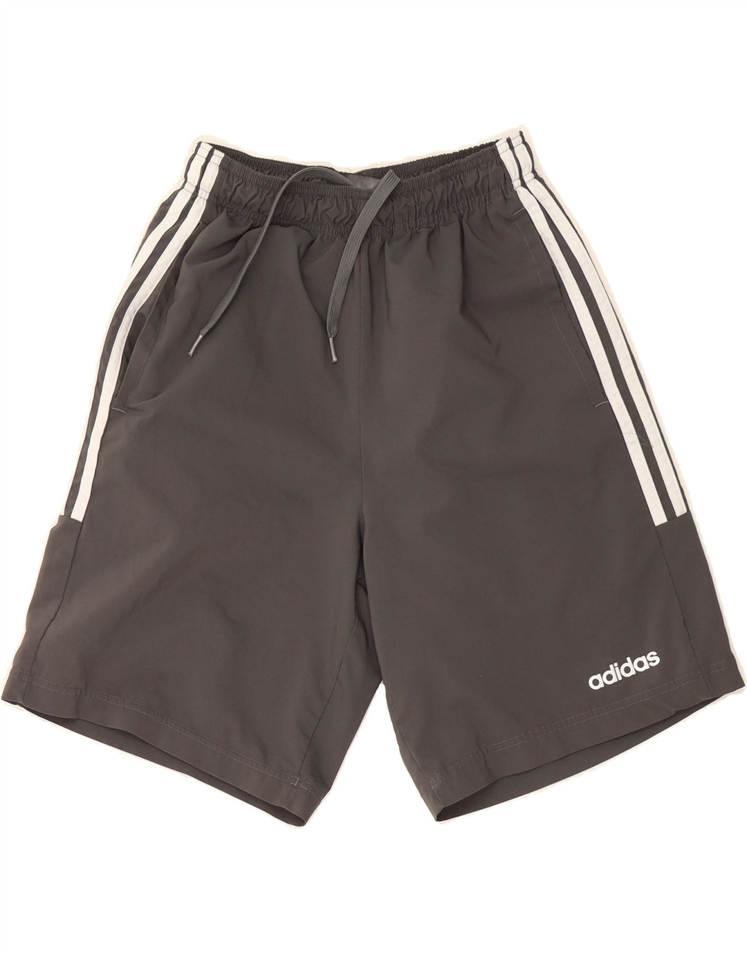ADIDAS Mens Sport Shorts Small Grey Polyester Vintage Adidas and Second-Hand Adidas from Messina Hembry 