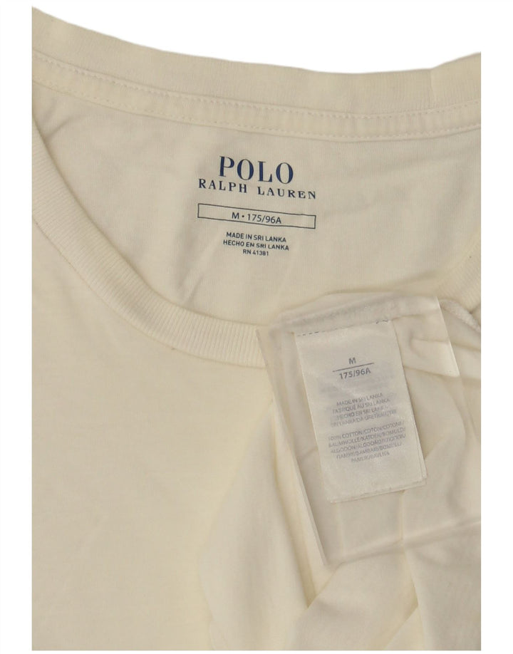 Polo Ralph Lauren T-Shirt Homme Blanc Moyen Coton
