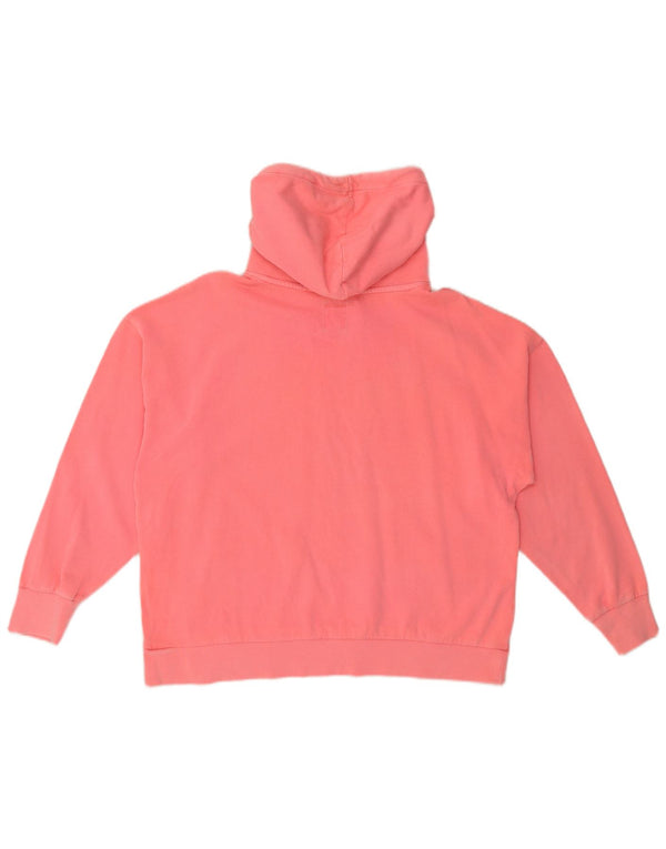 Gap Pull à capuche surdimensionné graphique pour femme UK 16 Grand coton rose