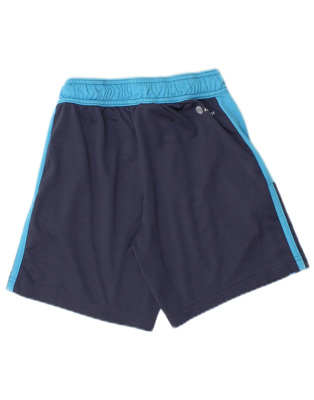 Adidas Short de Sport Garçon 9-10 Ans Bleu Marine Colorblock Polyester