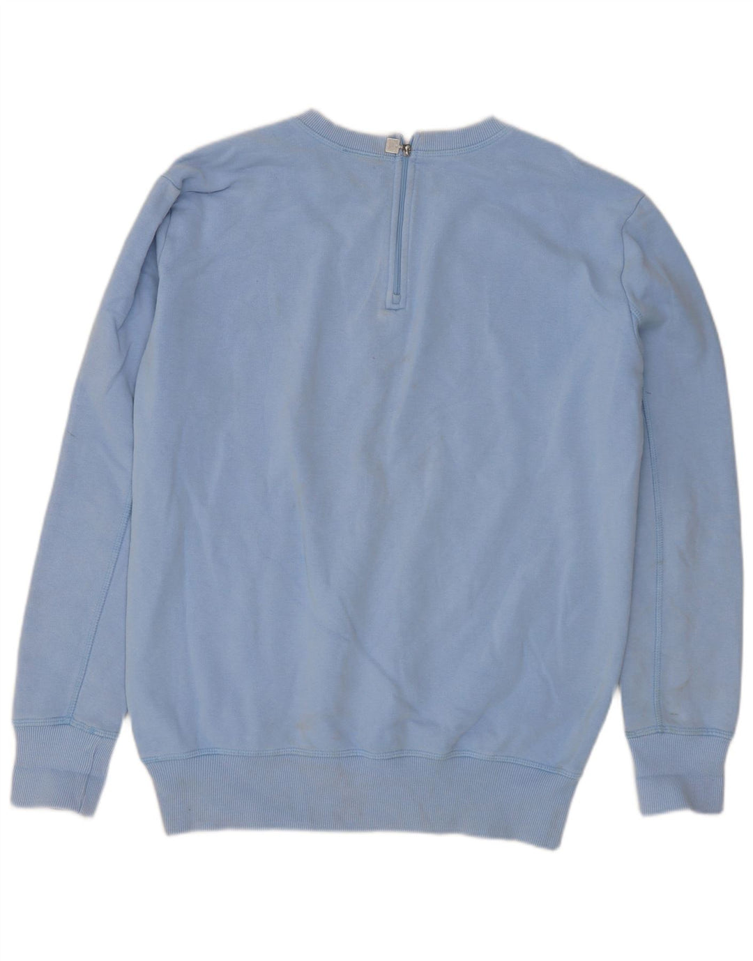 Ellesse Sweat-shirt surdimensionné graphique pour femme UK 10 petit coton bleu