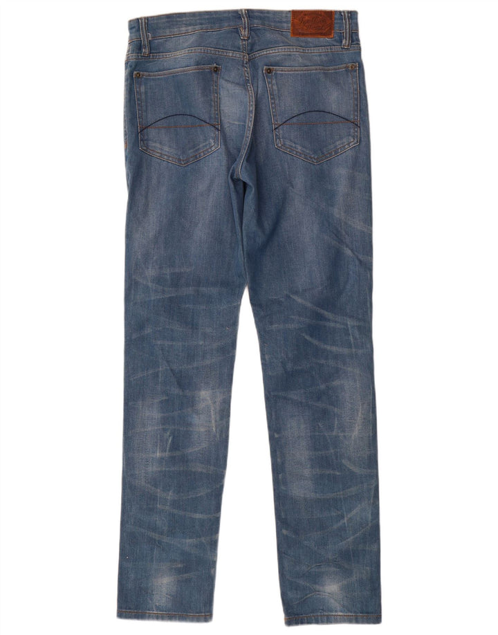 Fat Face Jean Slim Homme W32 L32 Bleu Coton