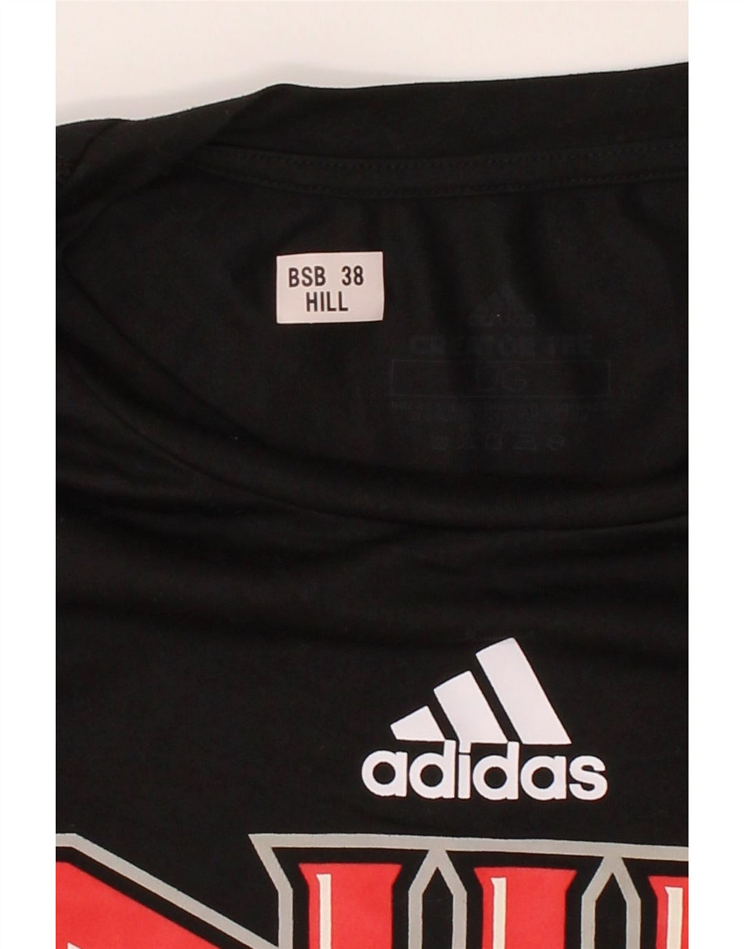 ADIDAS Mens NIU Baseball Graphic Top Long Sleeve Large Black Vintage Adidas and Second-Hand Adidas from Messina Hembry 