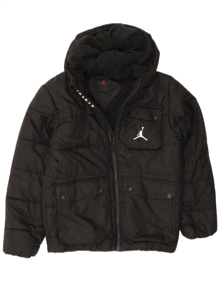 Jordan Veste matelassée à capuche garçon 13-14 ans Noir Polyester