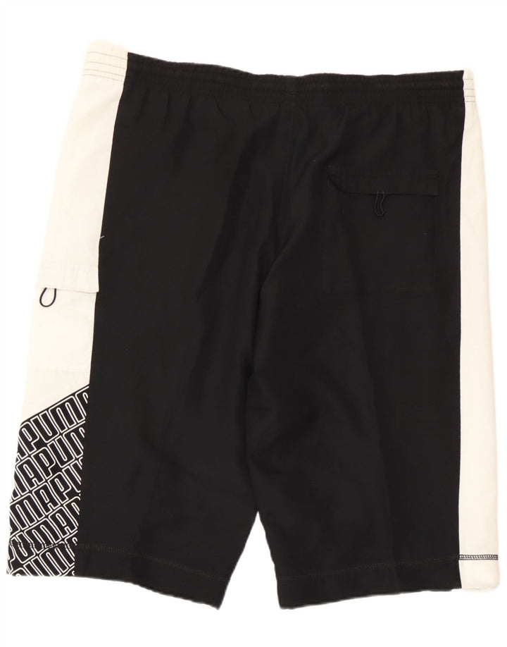 Puma Short Graphic Sport Homme Noir Colorblock