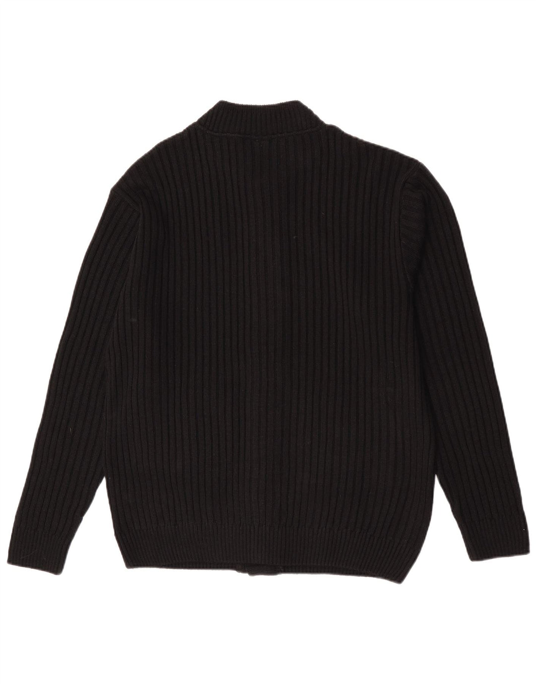 Roger Kent Pull Cardigan Homme IT 50 Acrylique Colorblock Noir Moyen