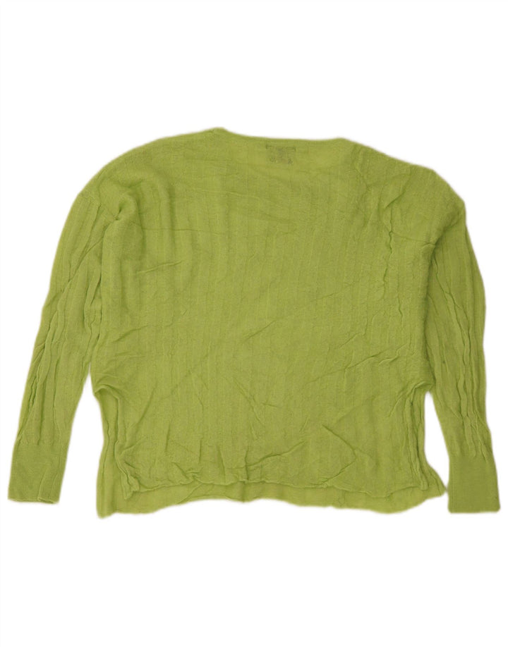 Massimo Dutti Haut court à manches longues pour femme UK 16 Large Vert