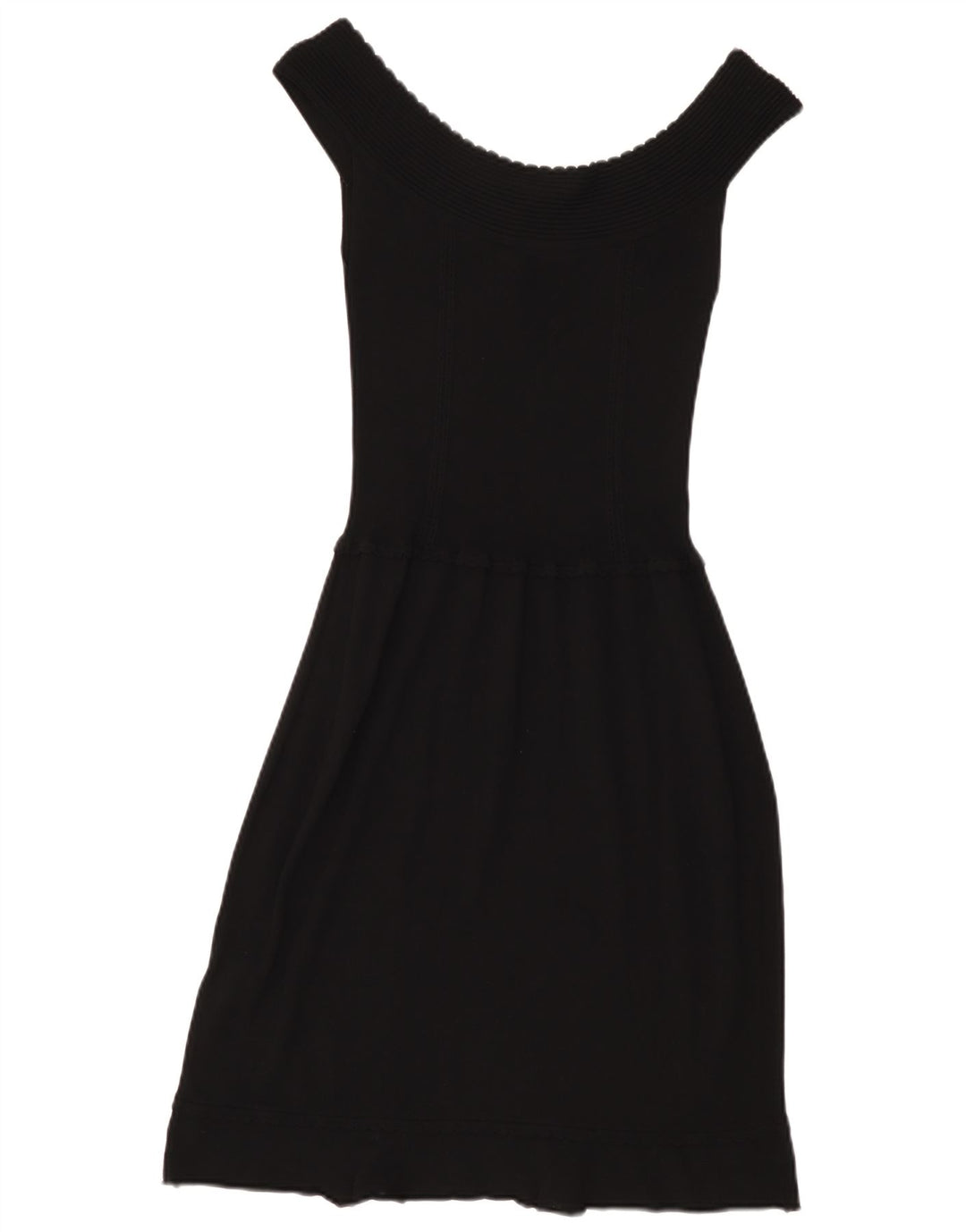 Liu Jo Femme Robe Épaules Dénudées IT 44 Viscose Noir Moyen