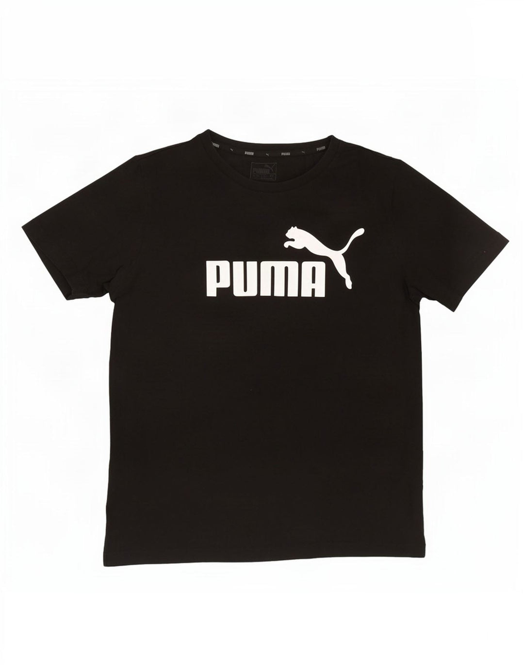 Puma T-Shirt Graphique Homme Noir Moyen Coton