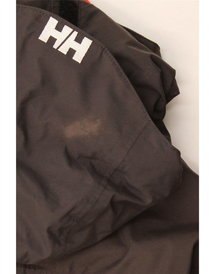 Helly Hansen Veste coupe-vent à capuche pour homme UK 36 Small Gris Colorblock