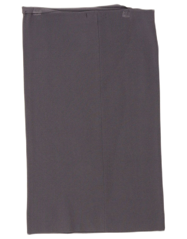 Calvin Klein Jeans Jupe droite taille haute pour femme XL W30 Gris Viscose