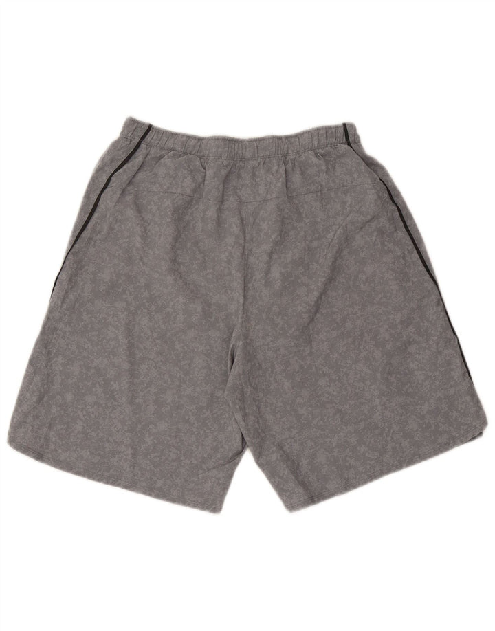 Asics Short de Sport Homme Gris Moyen Camouflage Polyester