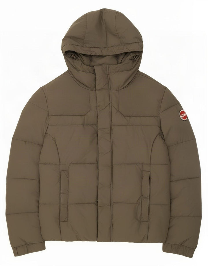 Colmar Veste matelassée à capuche pour homme EU 46 Small Kaki