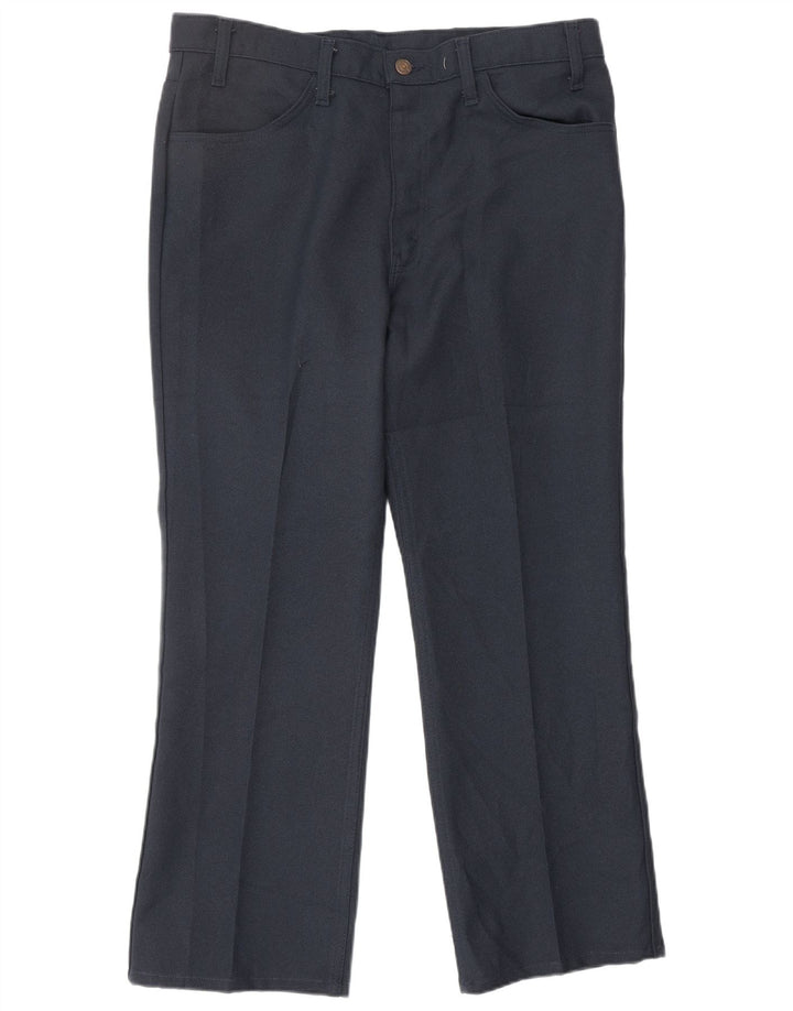 LEVI'S Pantalon Droit Casual Homme W36 L30 Bleu Marine Polyester