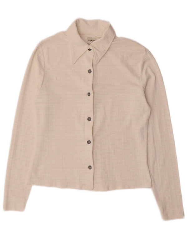 CALVIN KLEIN JEANS Chemise Fille 11-12 ans XL Blanc Cassé