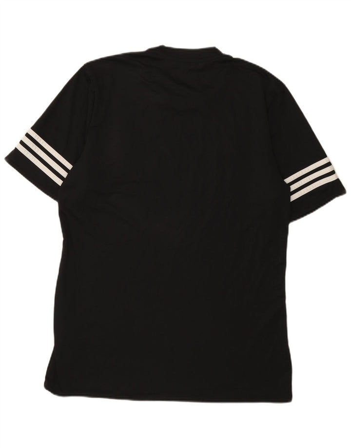 Adidas Hommes Climalite T-Shirt Haut Grand Noir Polyester